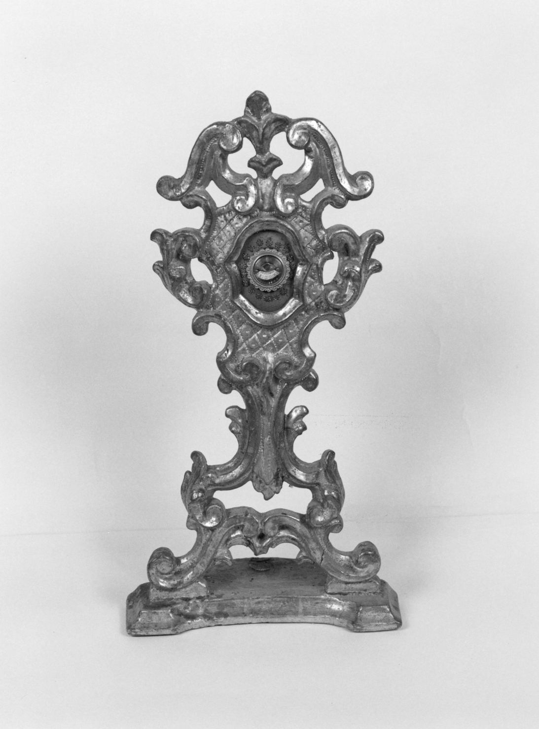 reliquiario - a ostensorio - bottega toscana (sec. XVIII)