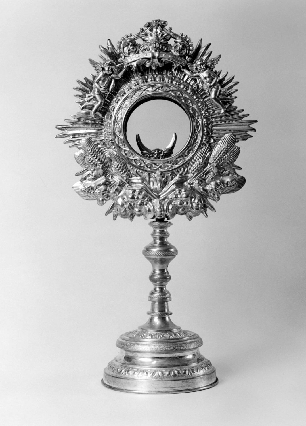 ostensorio - a raggiera - bottega italiana (seconda metà sec. XIX)