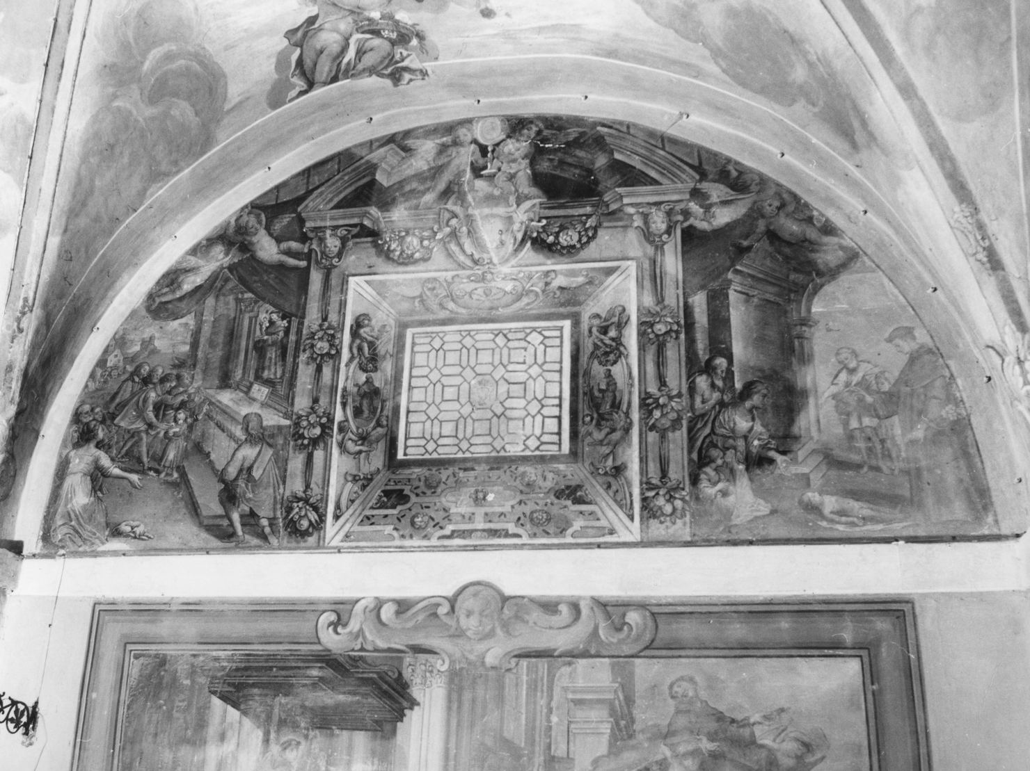 San Biagio guarisce un fanciullo (dipinto, elemento d'insieme) di Nasini Francesco (metà sec. XVII)