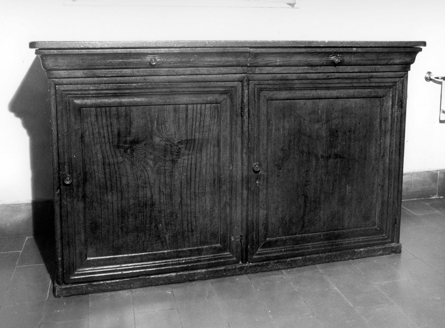 bancone, opera isolata - bottega amiatina (sec. XIX)