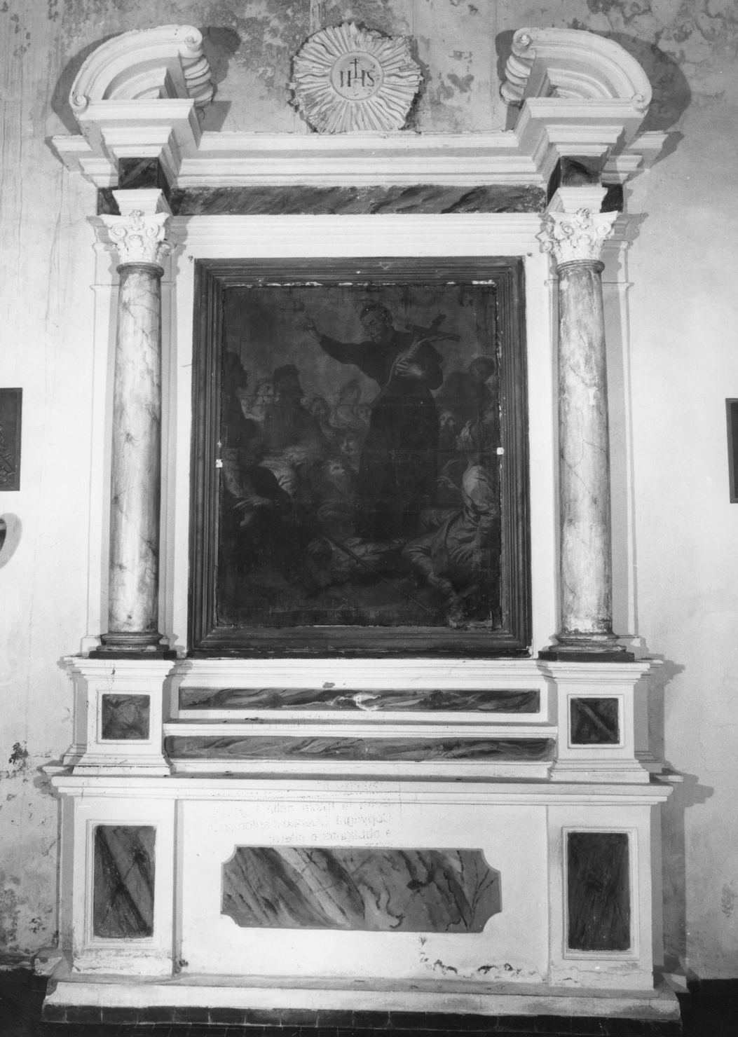 altare, opera isolata - bottega amiatina (fine/inizio secc. XVII/ XVIII)