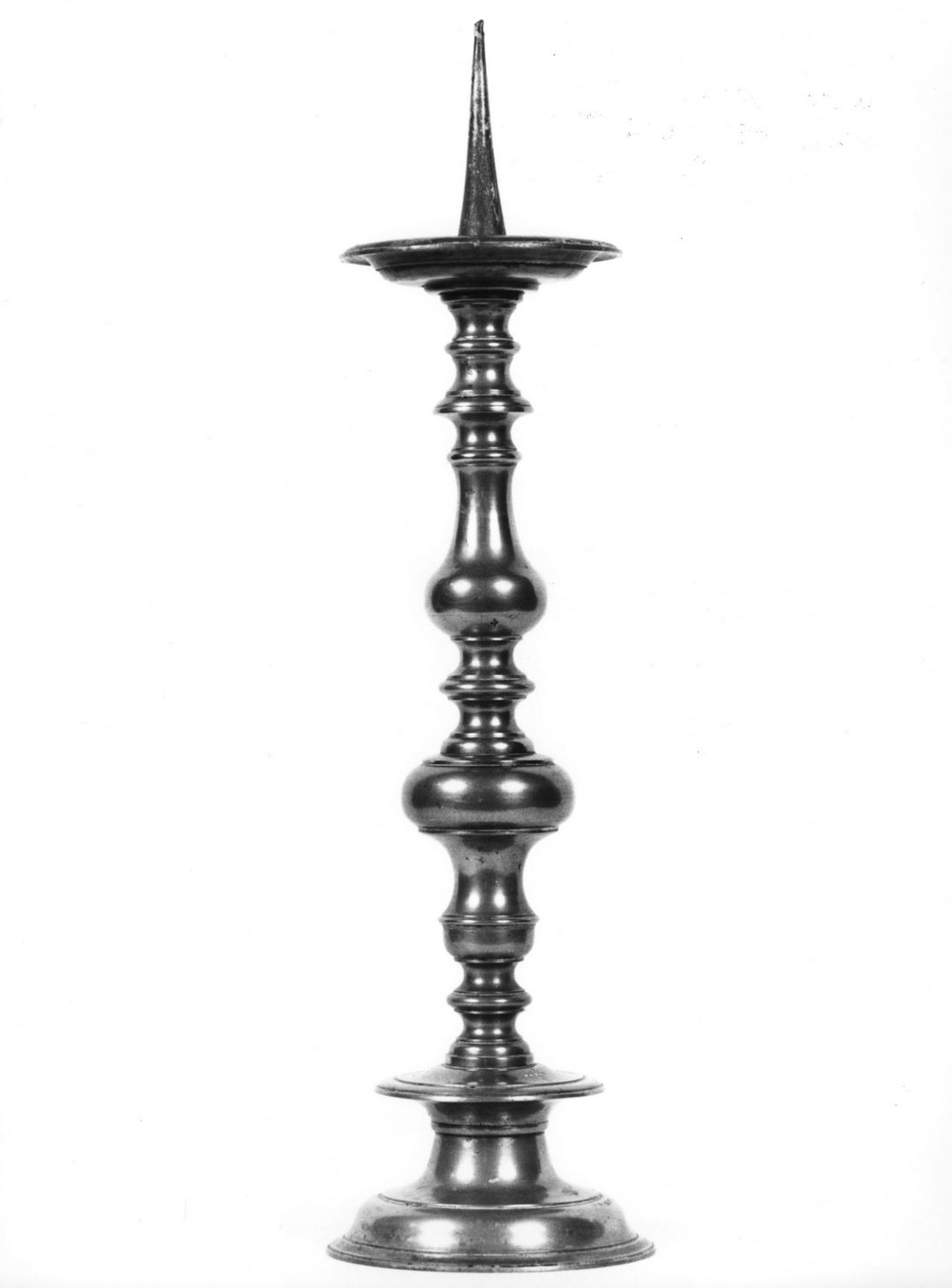 candeliere d'altare, serie - bottega toscana (sec. XVIII)