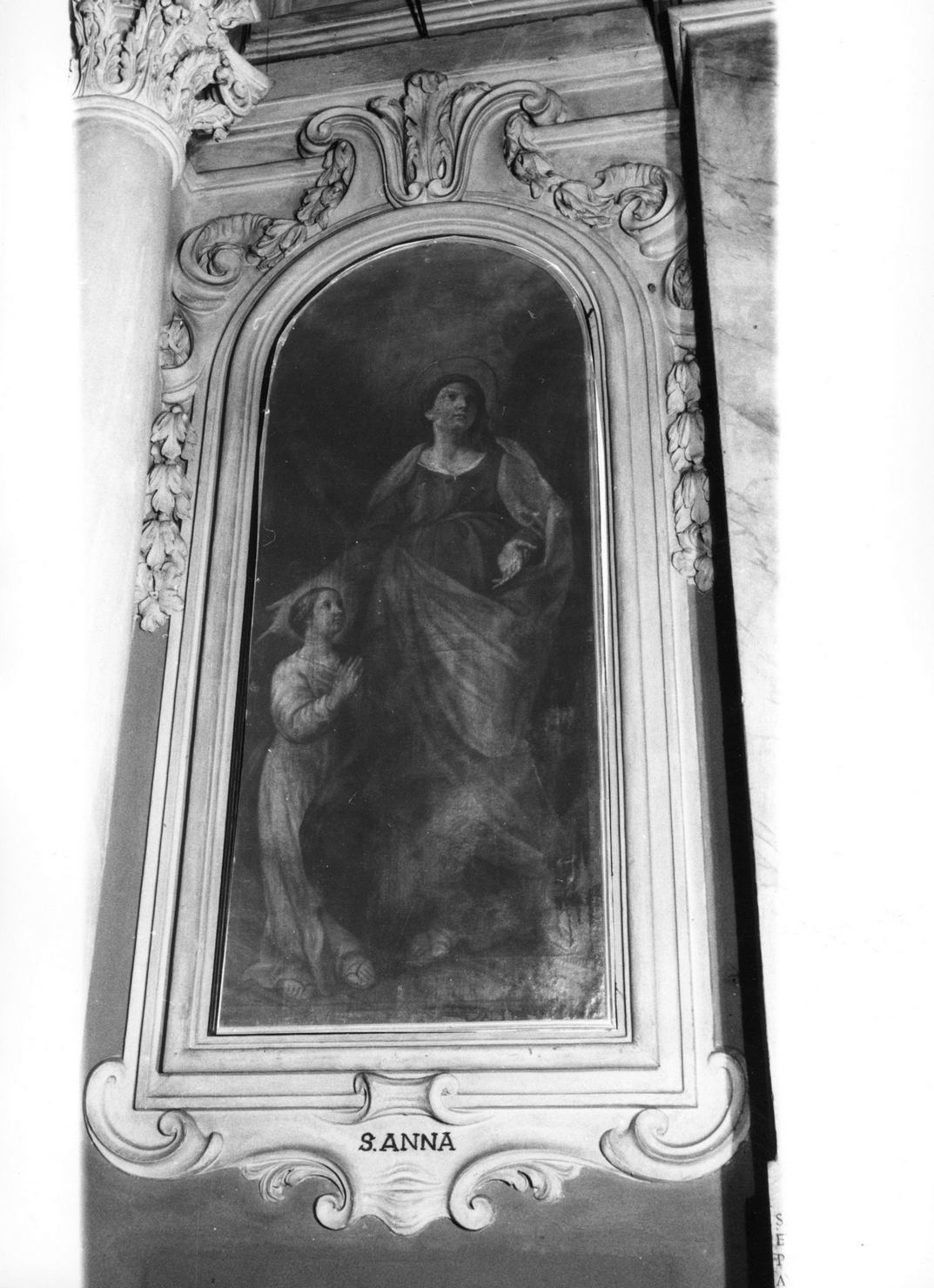 Maria bambina e Sant'Anna (dipinto, elemento d'insieme) di Nasini Giuseppe Nicola (bottega) (seconda metà sec. XVII)