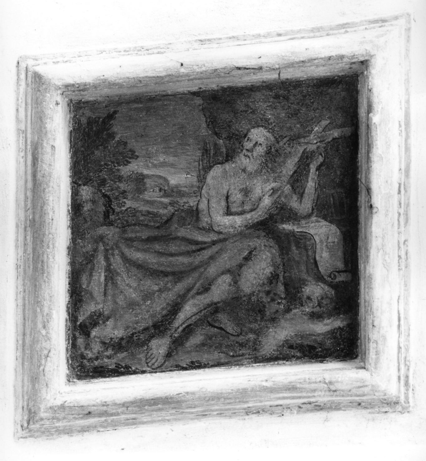 San Girolamo penitente (dipinto, ciclo) - ambito senese (prima metà sec. XVIII)