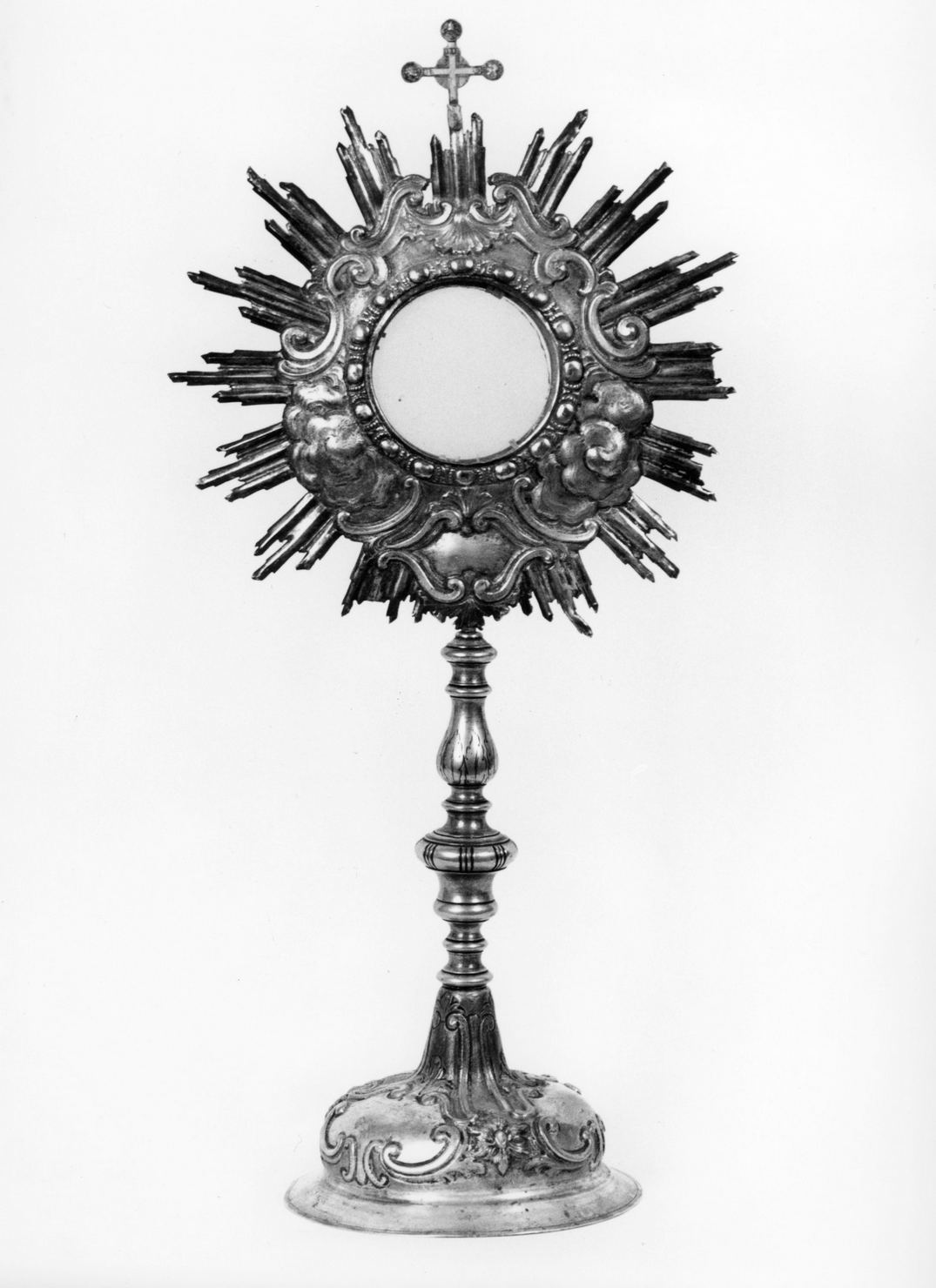 ostensorio - a raggiera, opera isolata - bottega toscana (sec. XVIII)