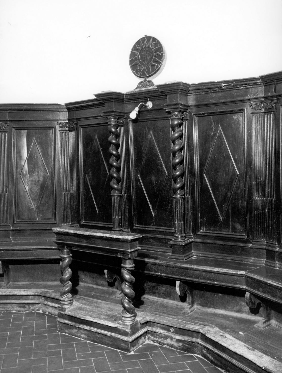 stalli del coro, opera isolata - bottega amiatina (sec. XVIII)