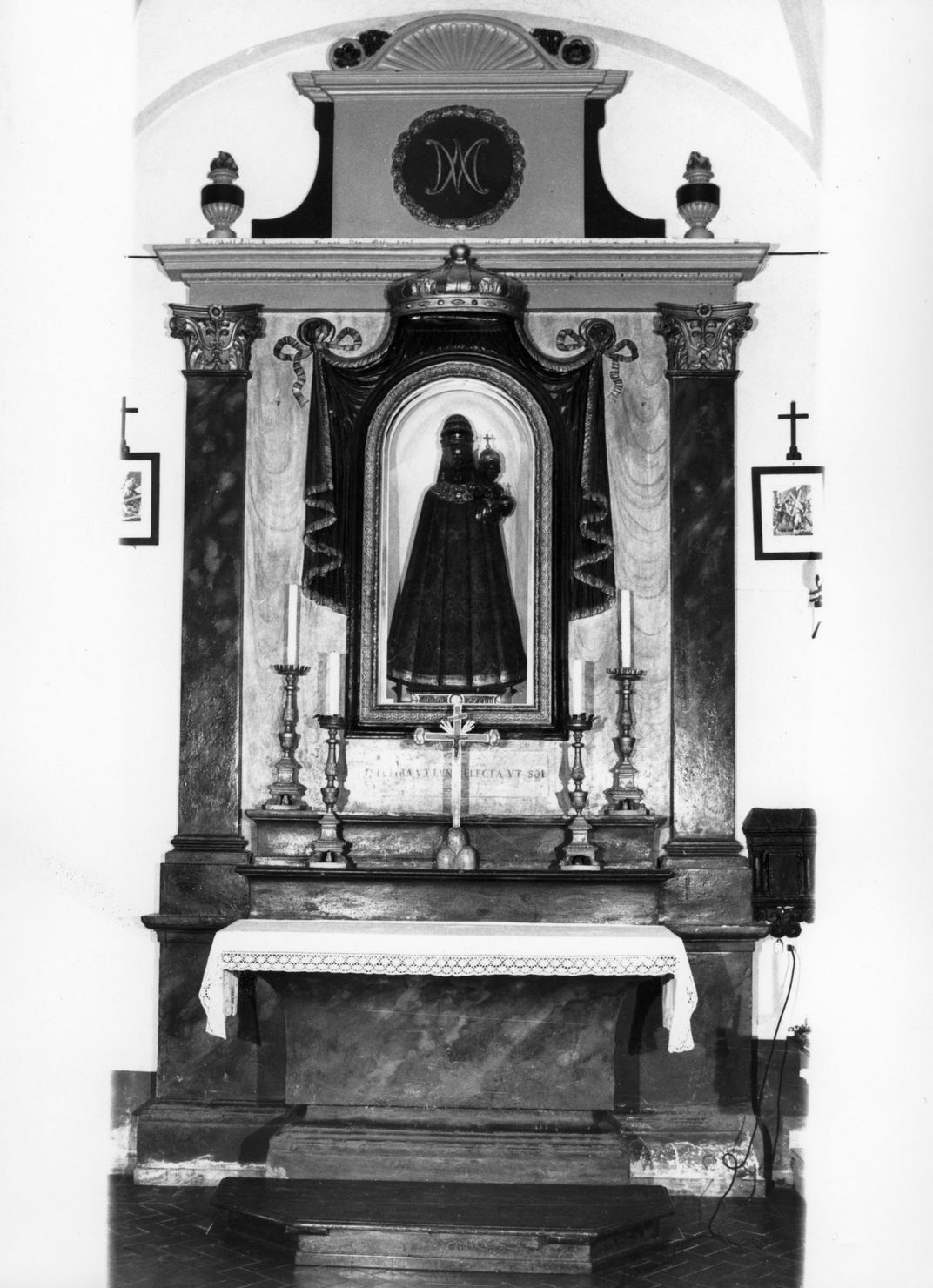 altare, elemento d'insieme - bottega amiatina (sec. XVIII)