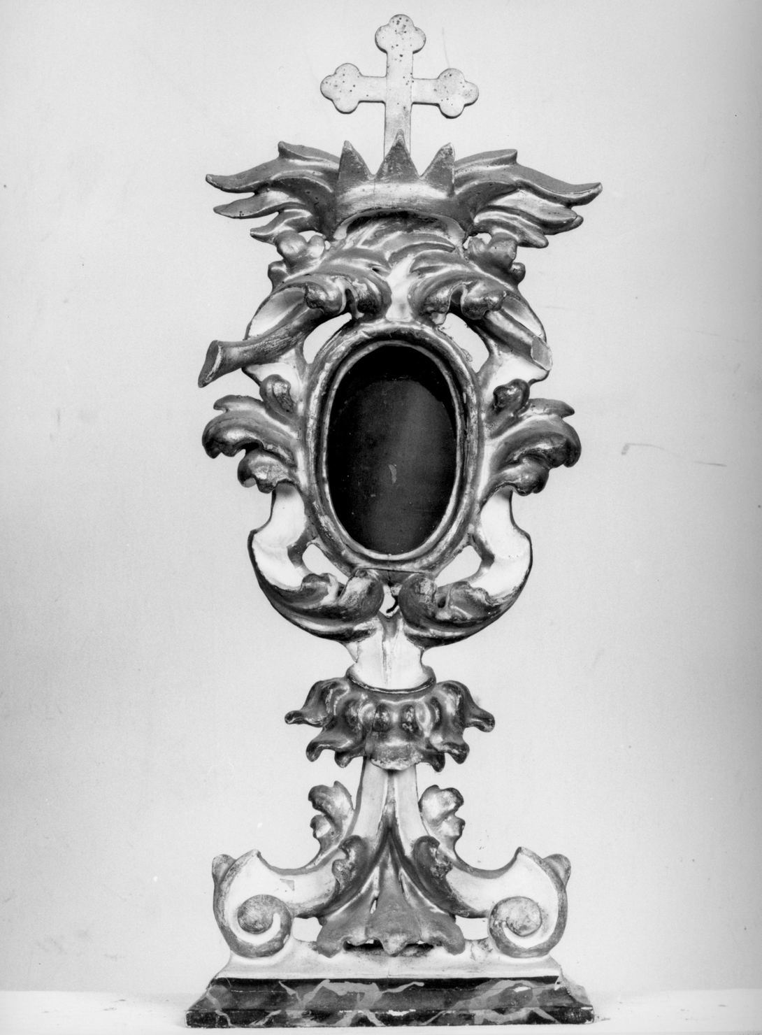 reliquiario-ostensorio, serie - bottega toscana (sec. XVIII)