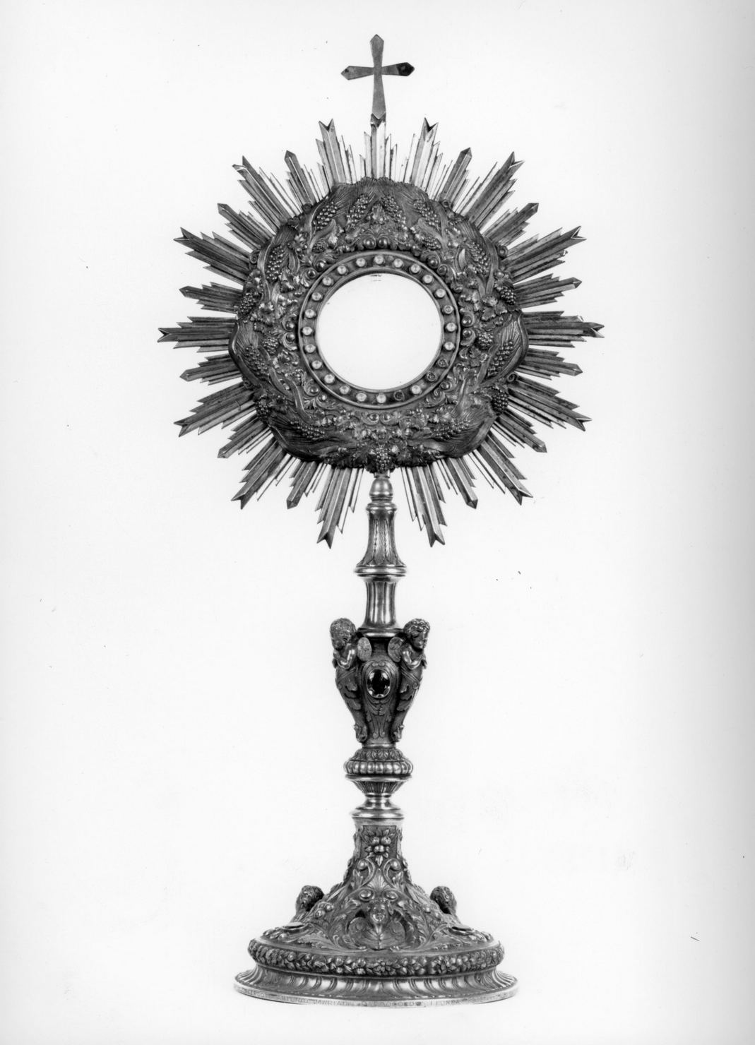 ostensorio - a raggiera - bottega toscana (sec. XX)