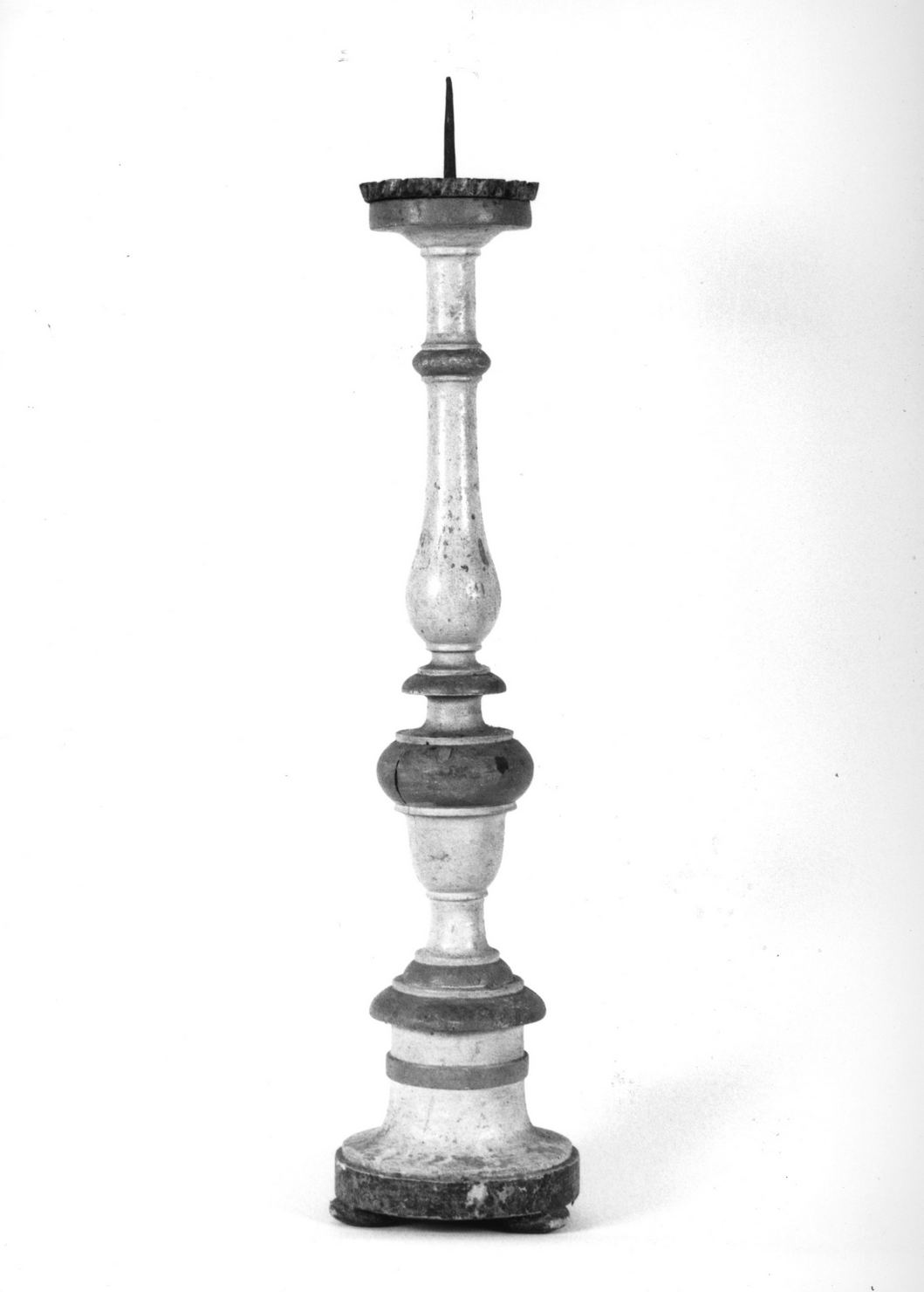 candeliere d'altare - bottega toscana (seconda metà sec. XVIII)