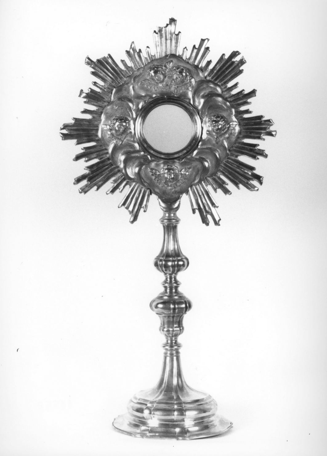 ostensorio - a raggiera - bottega toscana (prima metà sec. XX)