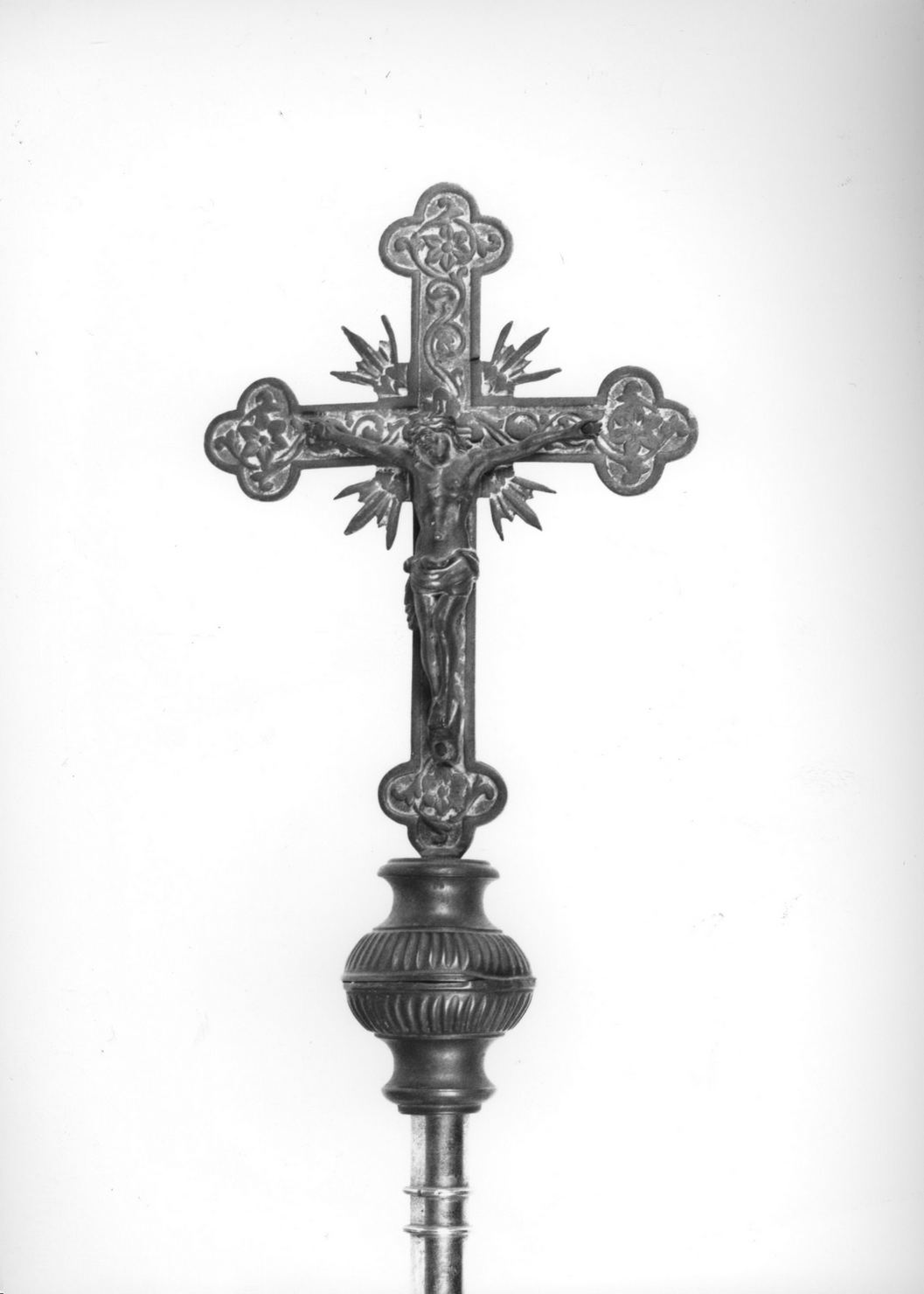 Cristo crocifisso (croce processionale) - bottega toscana (sec. XIX)