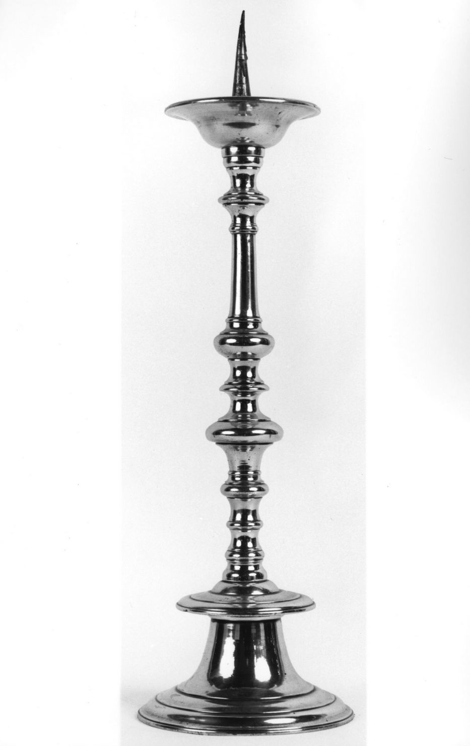 candeliere d'altare, serie - bottega toscana (sec. XVIII)