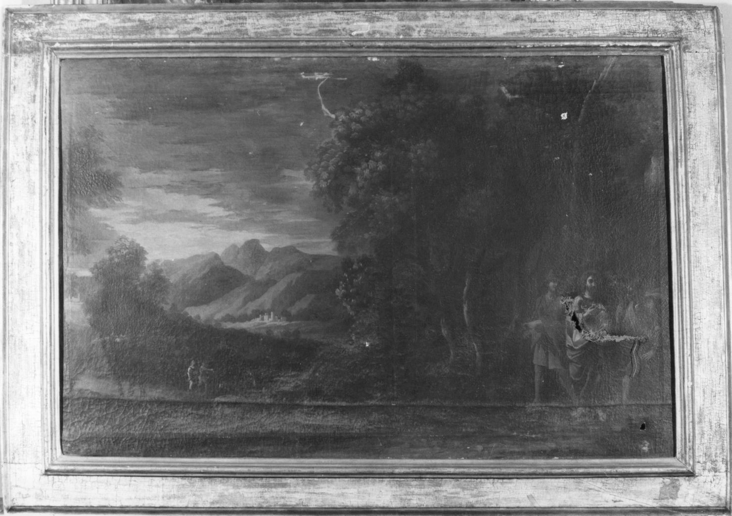 Cristo invia gli apostoli a predicare (dipinto) - ambito romano (metà sec. XVII)