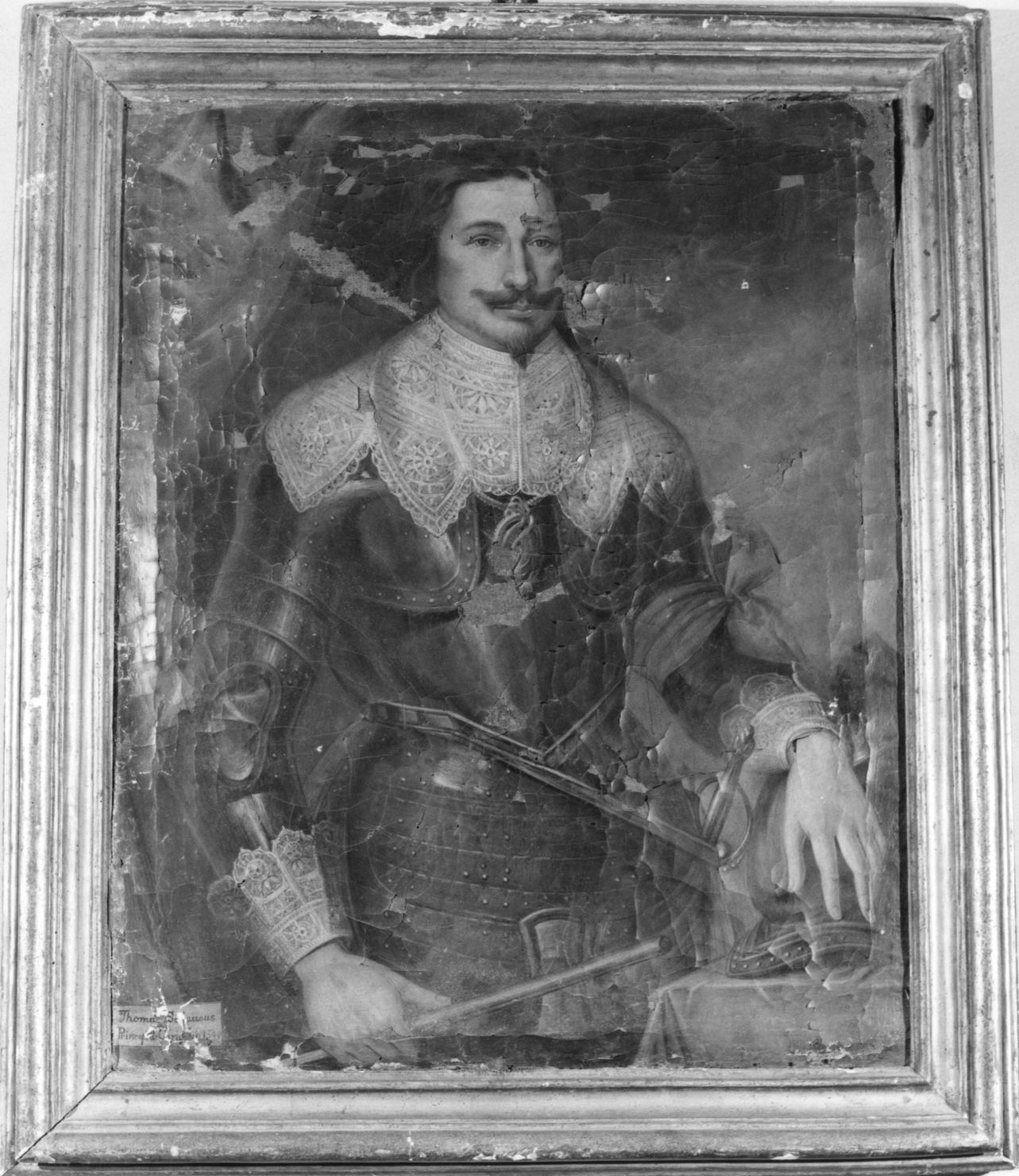 Tommaso Principe Savoia Carignano (dipinto) - ambito piemontese (sec. XVI)