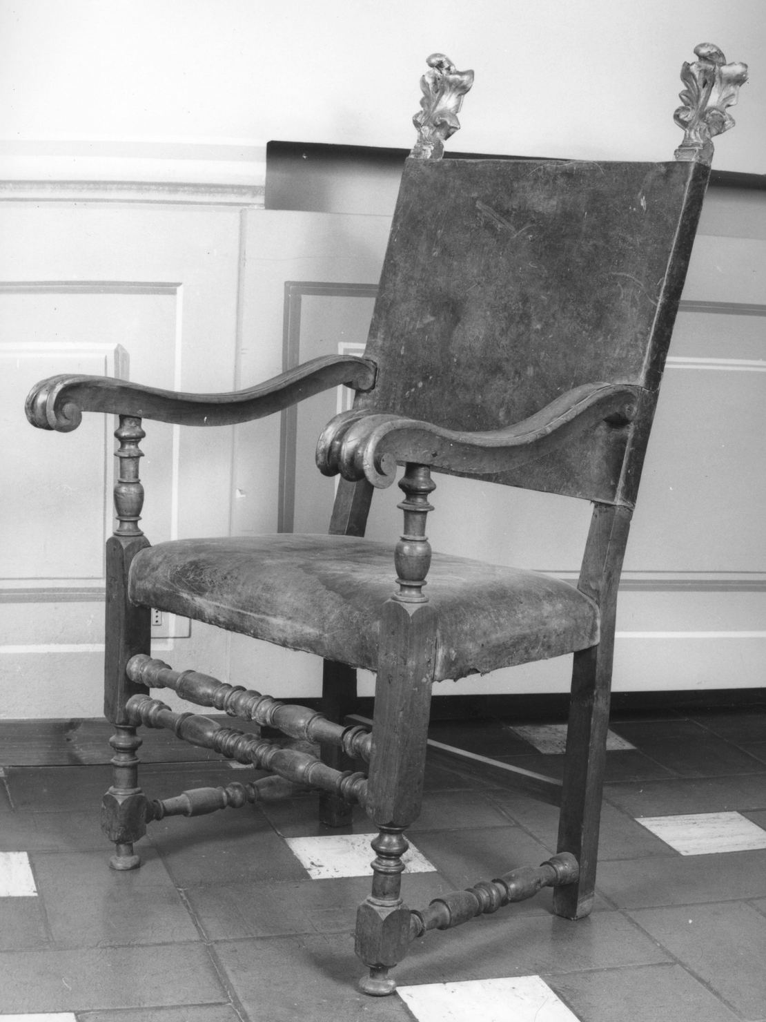 seggiolone - bottega toscana (fine sec. XVII)