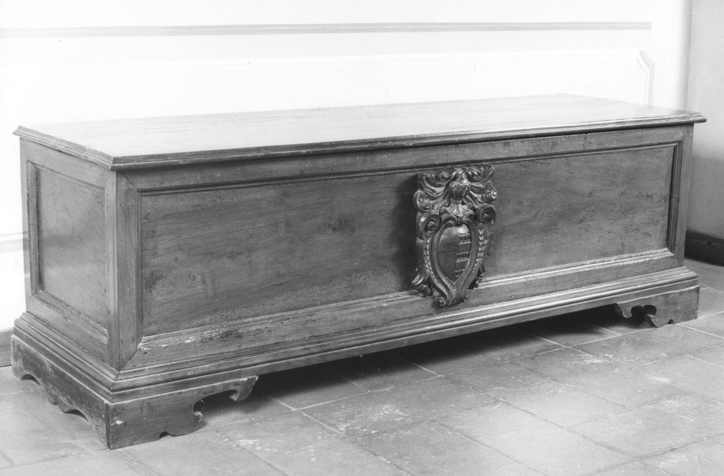 cassapanca, serie - bottega senese (sec. XVII)