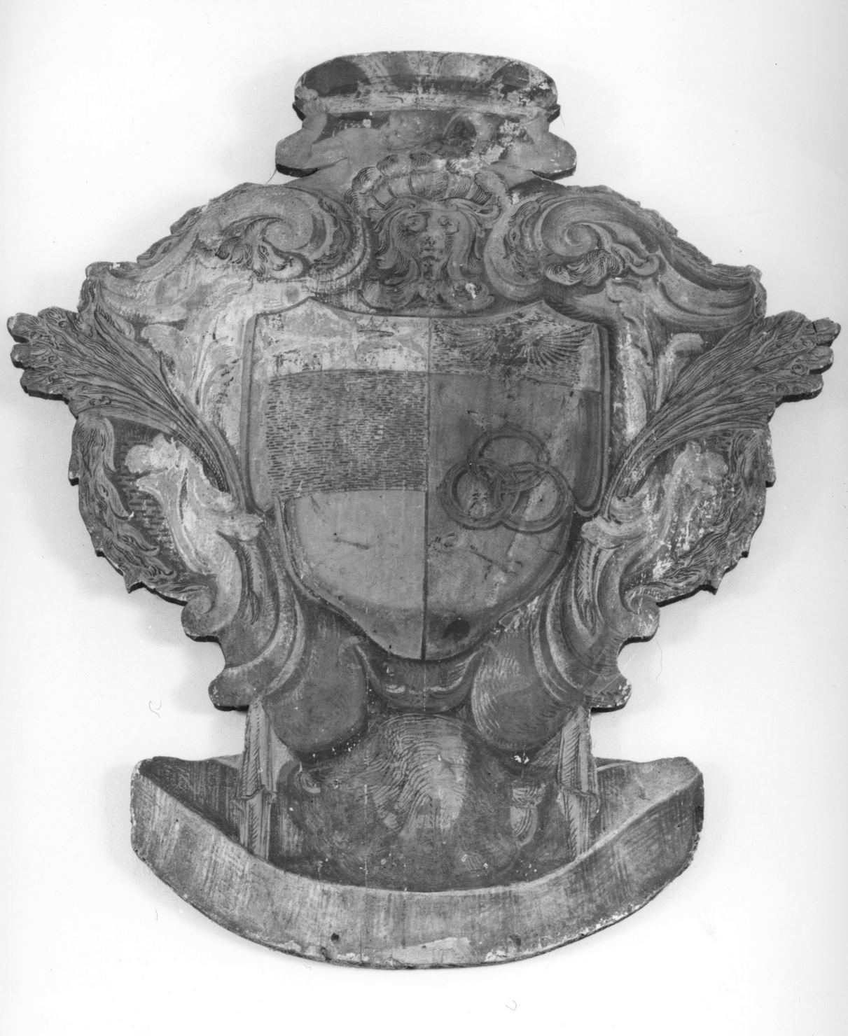 stemma gentilizio (dipinto) - bottega senese (sec. XVIII)