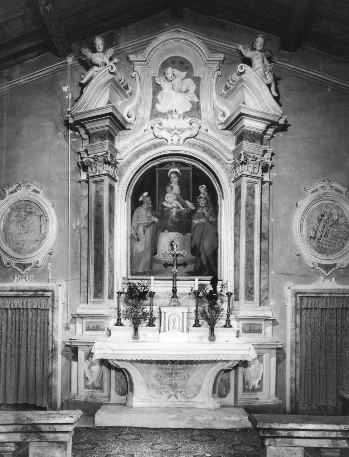 altare, elemento d'insieme - bottega toscana (sec. XVII)