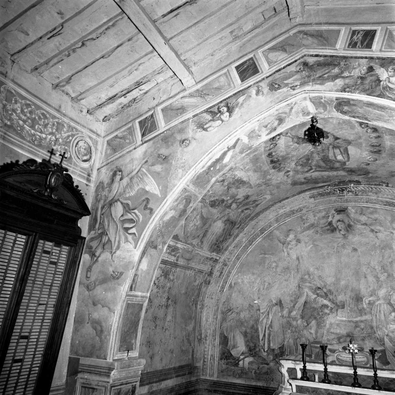 Dio Padre e angeli (dipinto) di Nasini Giuseppe Nicola (sec. XVIII)