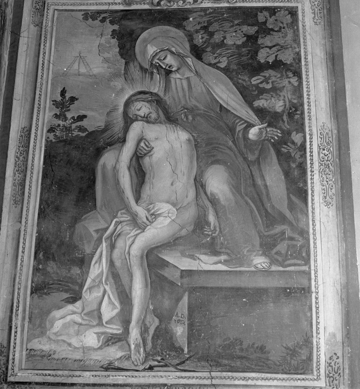 Pietà (dipinto) di Nasini Francesco (sec. XVII)