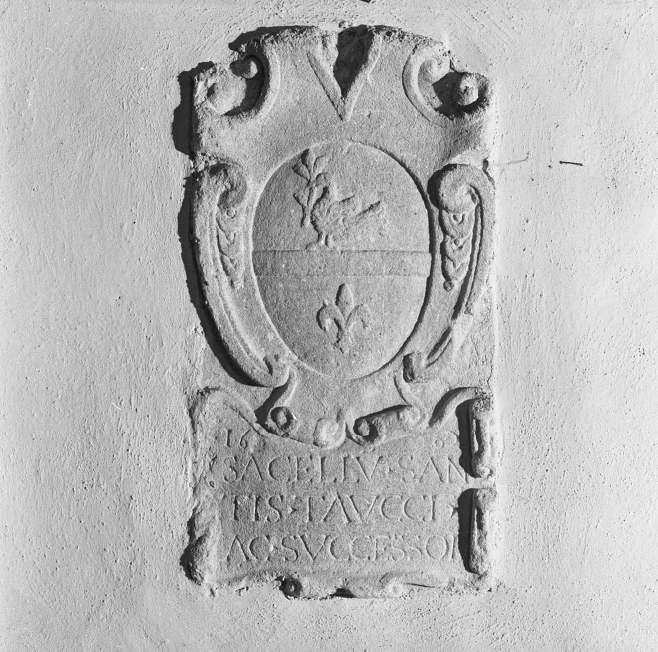 stemma (rilievo) - bottega toscana (sec. XVII)