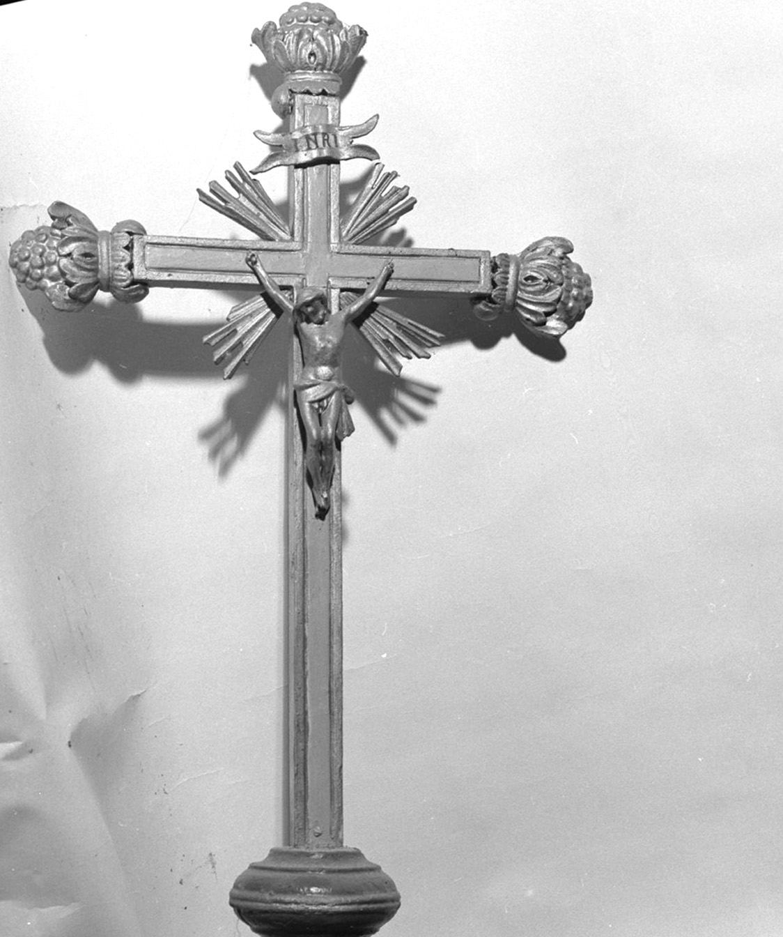 Cristo crocifisso (croce processionale) - bottega toscana (sec. XIX)