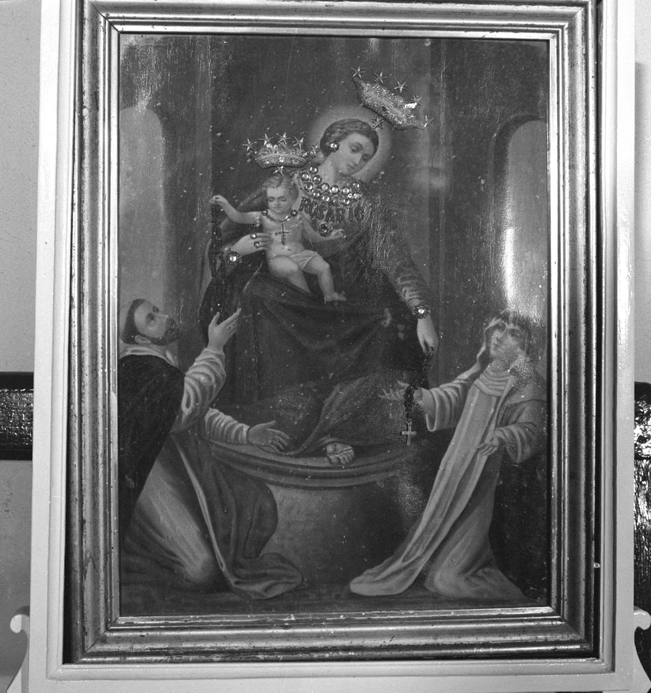 Madonna di Pompei e Santi (dipinto) - ambito toscano (sec. XIX)