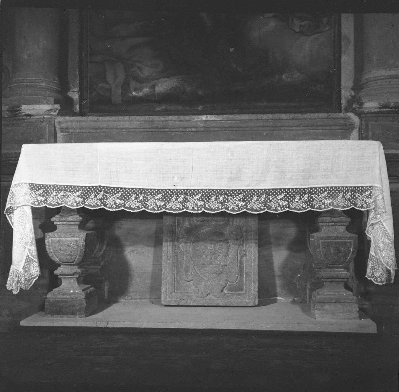 tovaglia d'altare - manifattura toscana (sec. XIX)