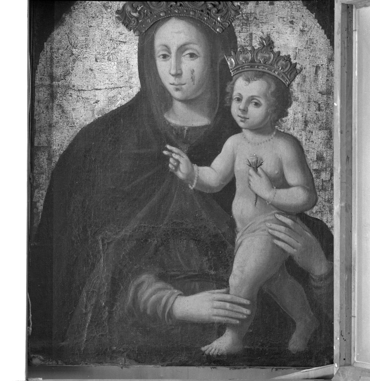 Madonna con Bambino (dipinto) - ambito senese (sec. XVI)