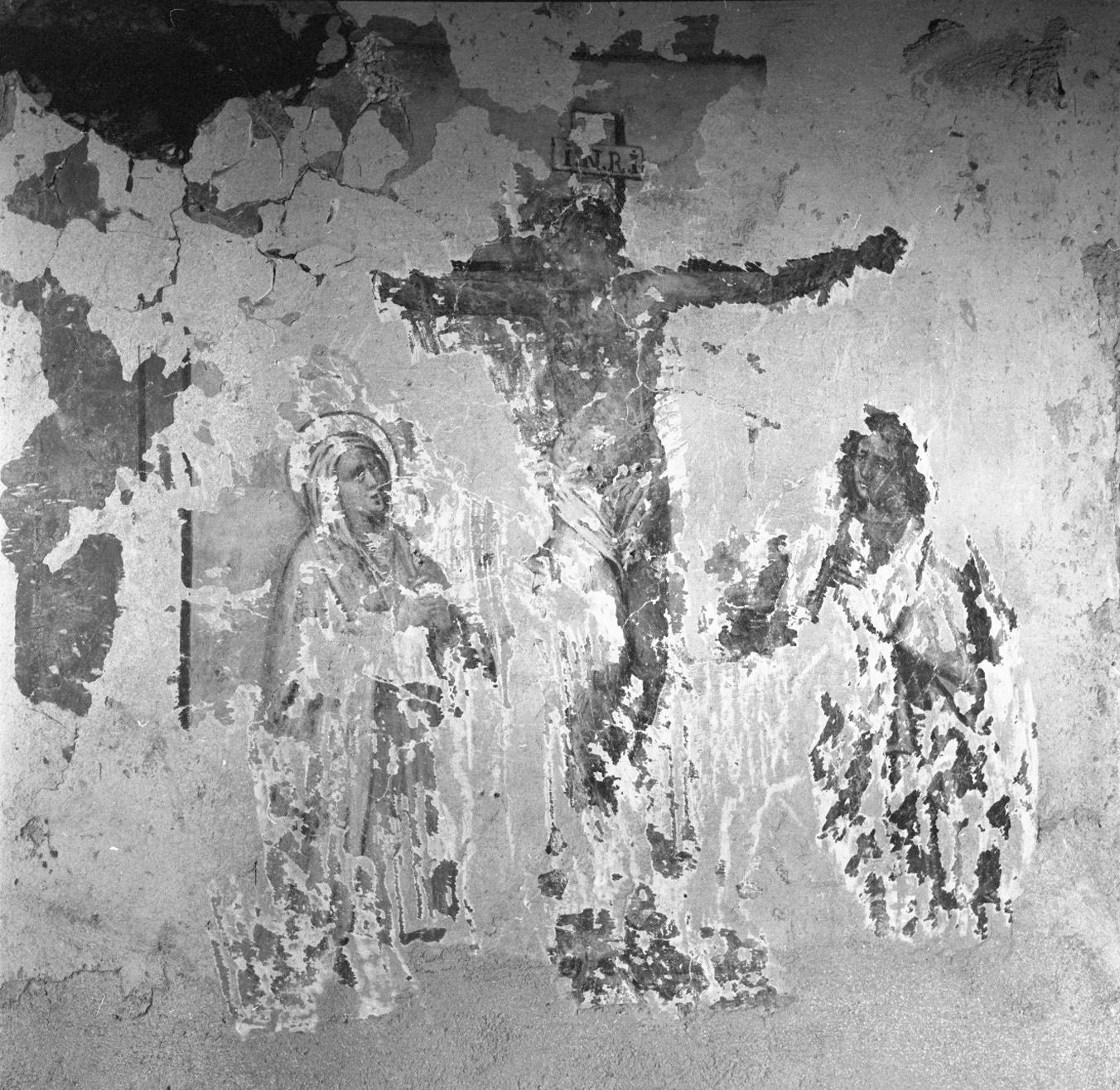 crocifissione di Cristo (dipinto) di Nasini Giuseppe Nicola (scuola) (sec. XVIII)