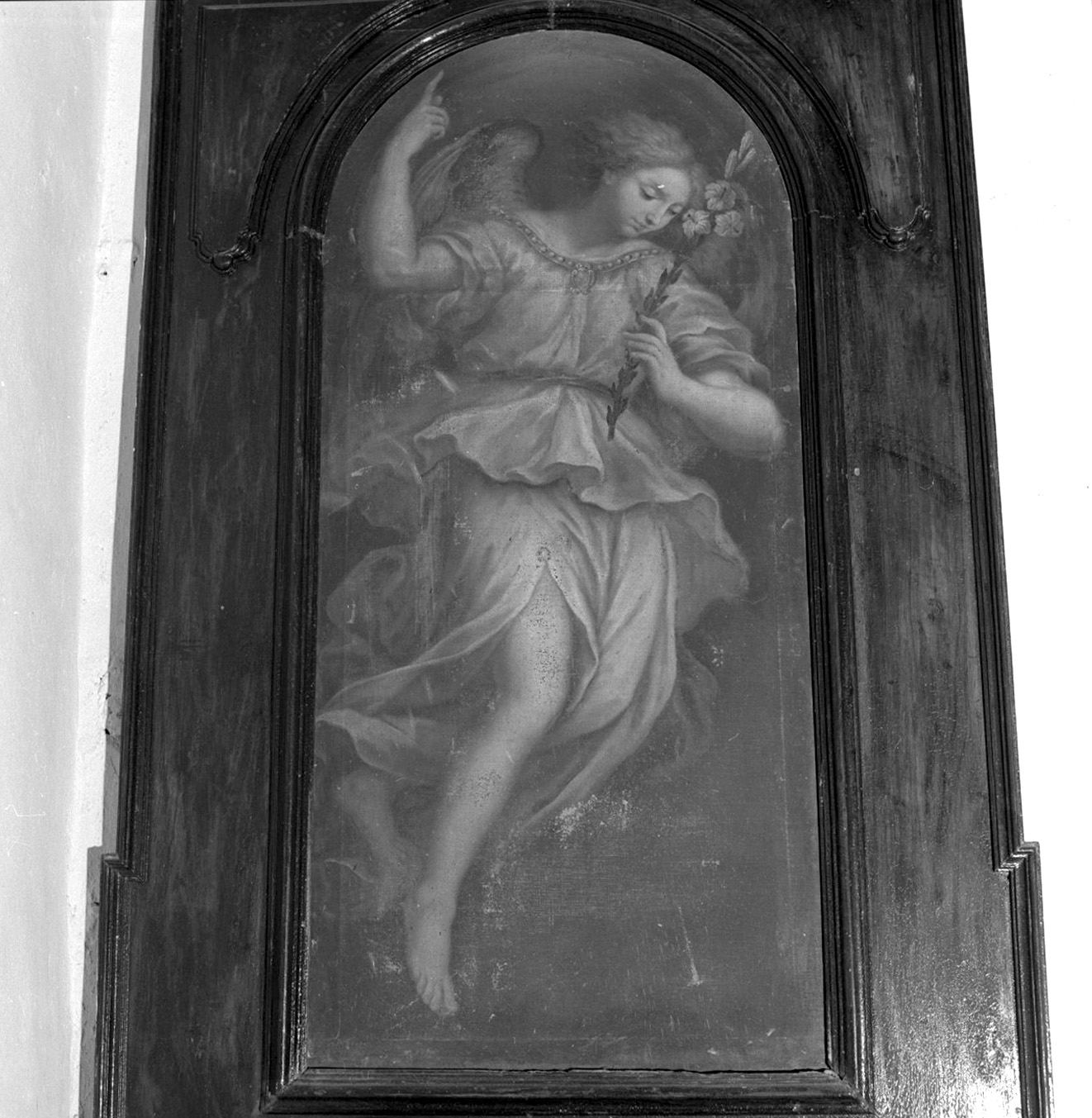 angelo annunciante (dipinto) di Nasini Giuseppe Nicola (sec. XVIII)