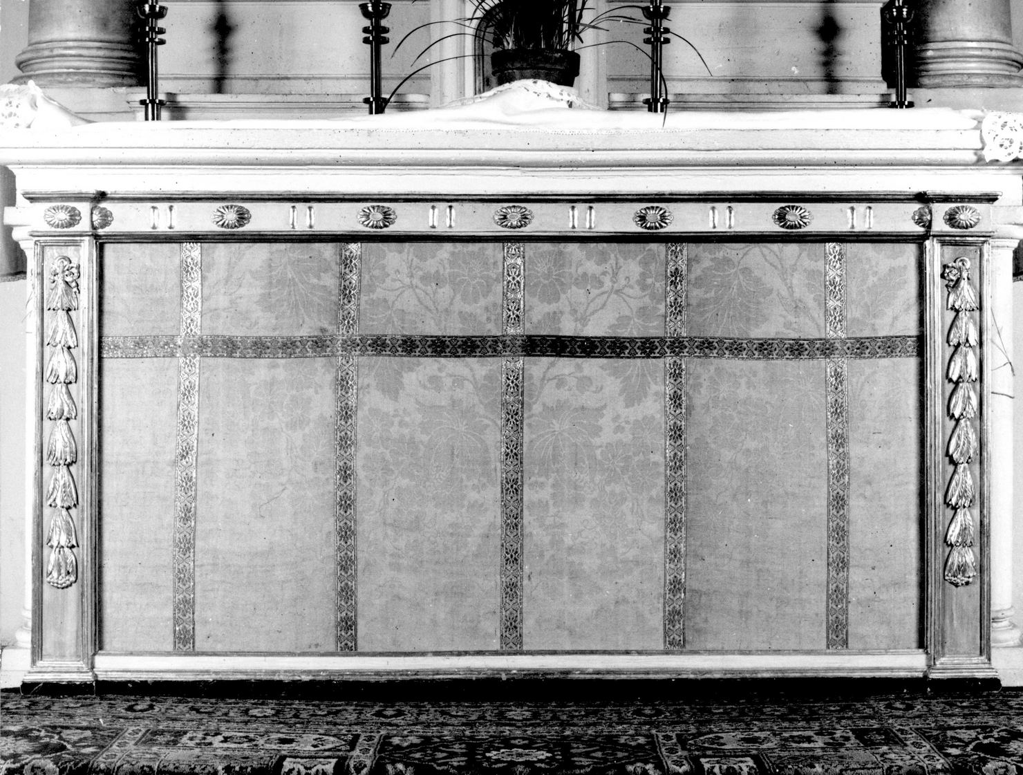 paliotto - manifattura italiana (seconda metà sec. XIX)