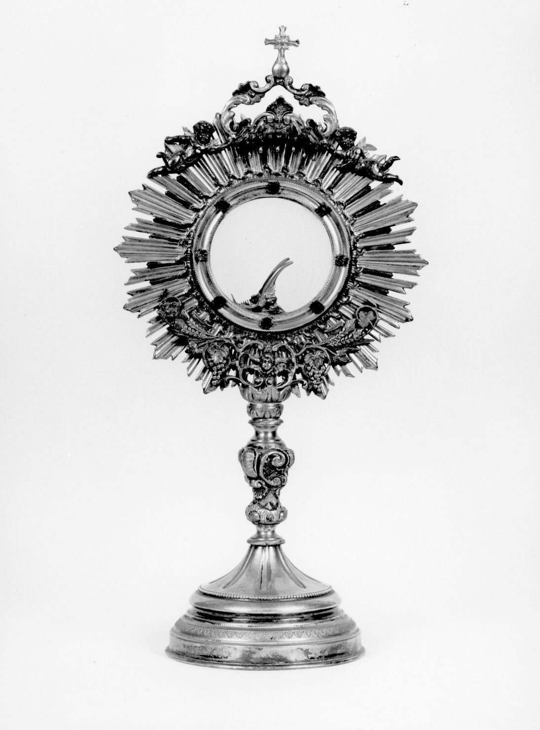 ostensorio - a raggiera - bottega toscana (seconda metà sec. XIX)