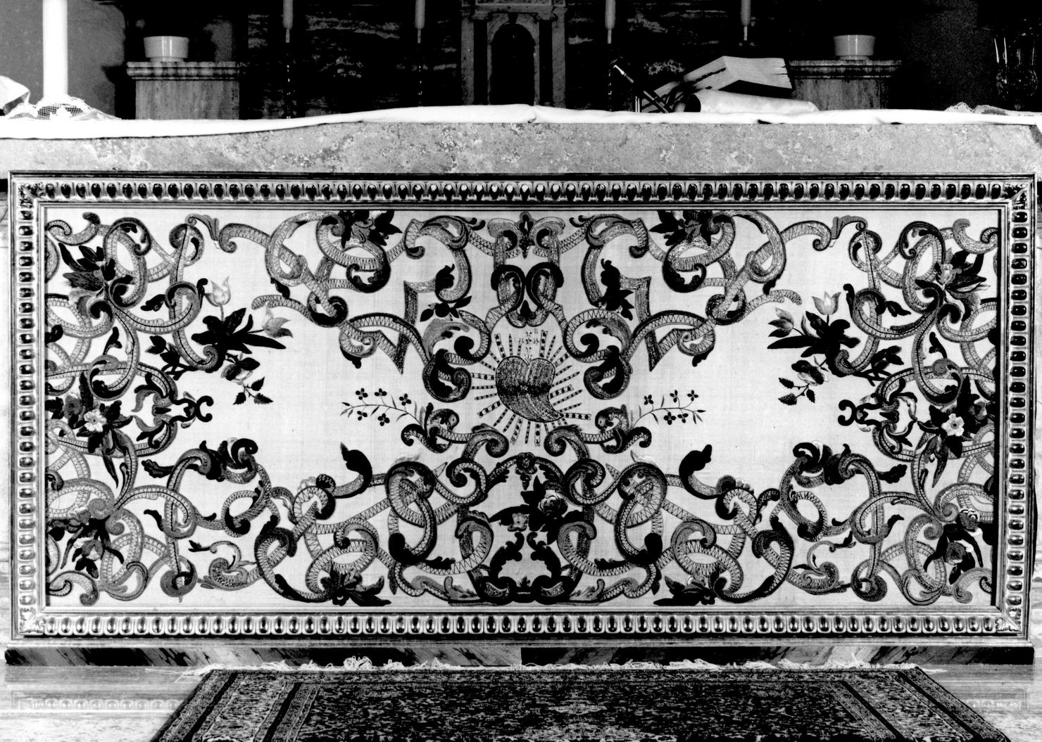 paliotto - manifattura italiana (seconda metà sec. XVIII)