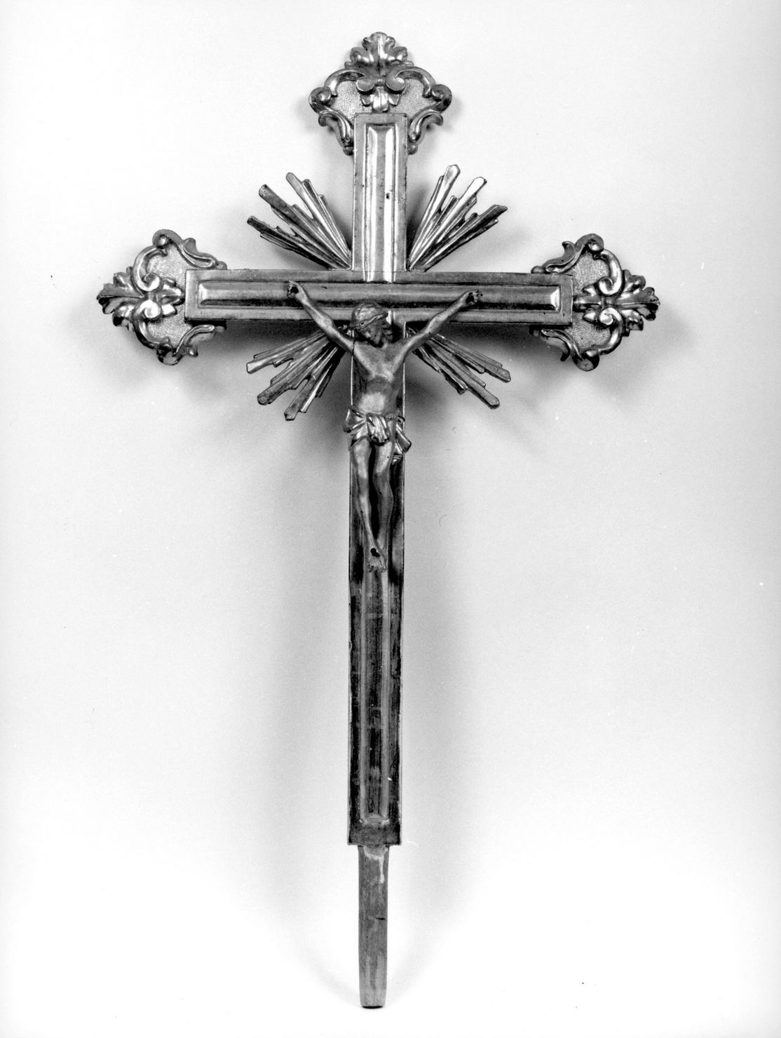 Cristo crocifisso (croce d'altare) - bottega toscana (fine/inizio secc. XVIII/ XIX)