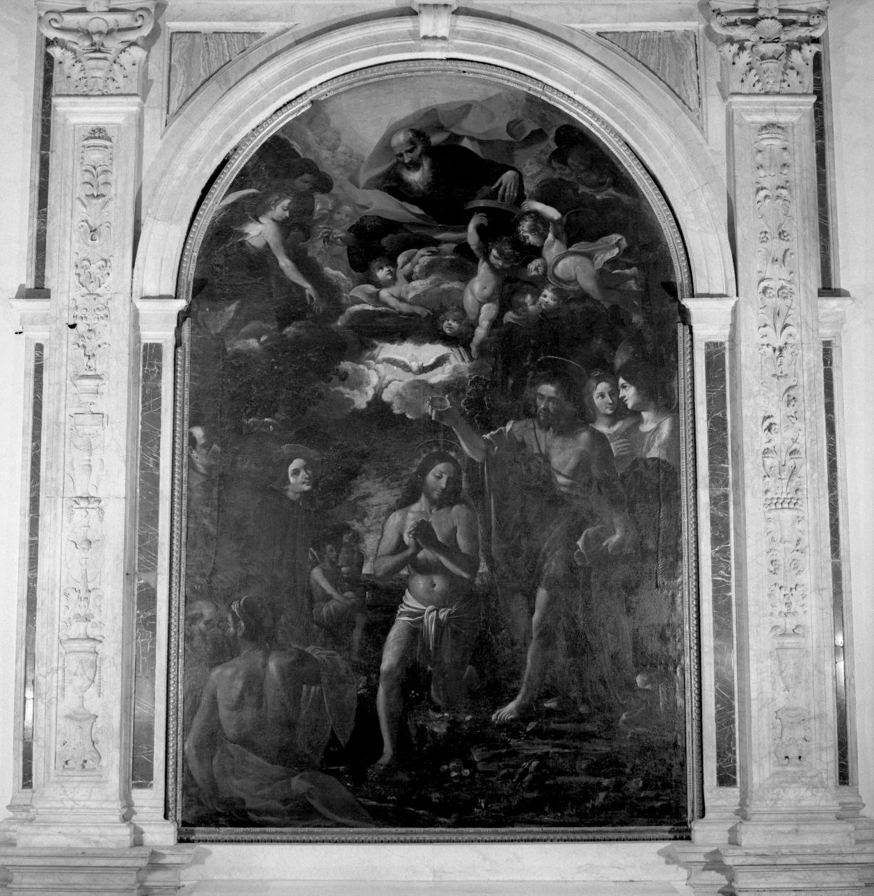battesimo di Cristo (dipinto) di Volpi Stefano (sec. XVII)