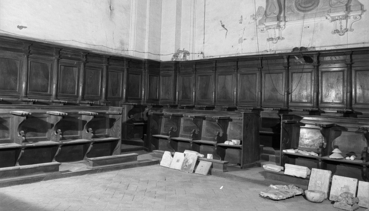 stalli del coro - bottega senese (sec. XVII)