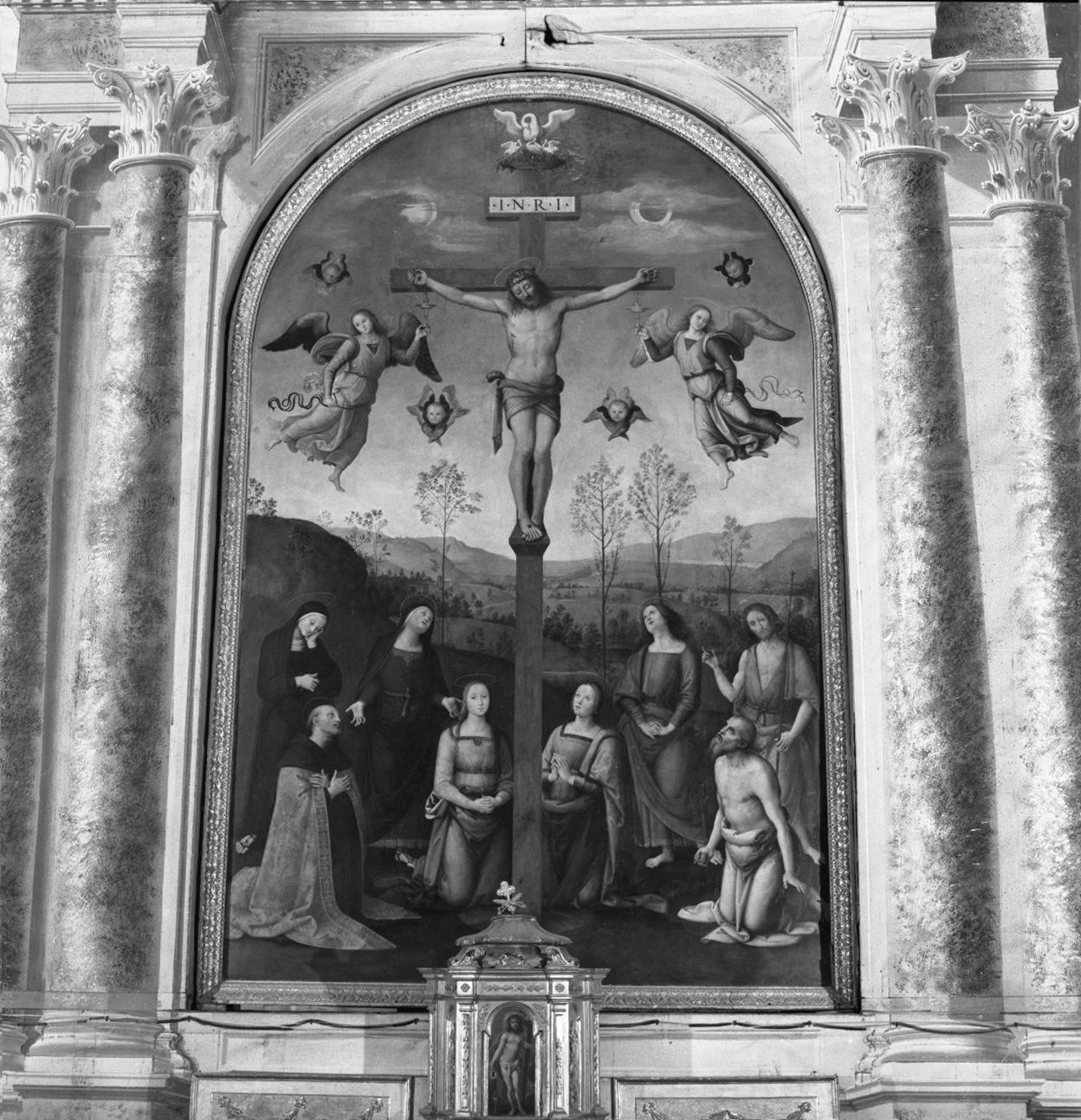 crocifissione (dipinto) di Vannucci Pietro detto Perugino (sec. XVI)