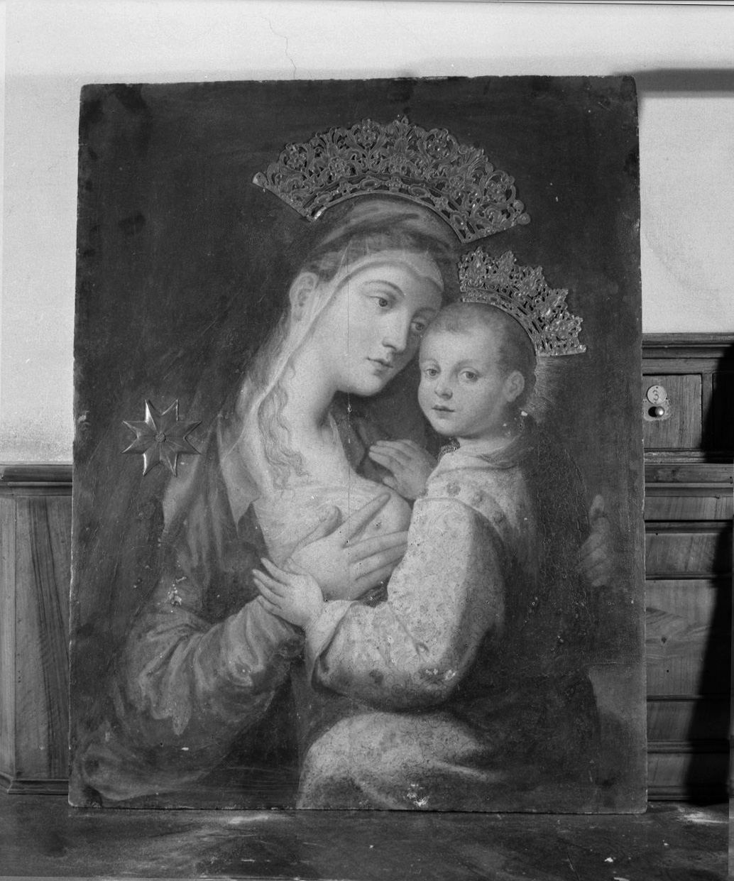Madonna con Bambino (dipinto) - ambito senese (secc. XVII/ XVIII)