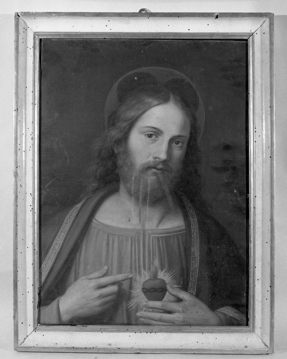 Sacro Cuore di Gesù (dipinto) di Bruni Giovanni (prima metà sec. XIX)