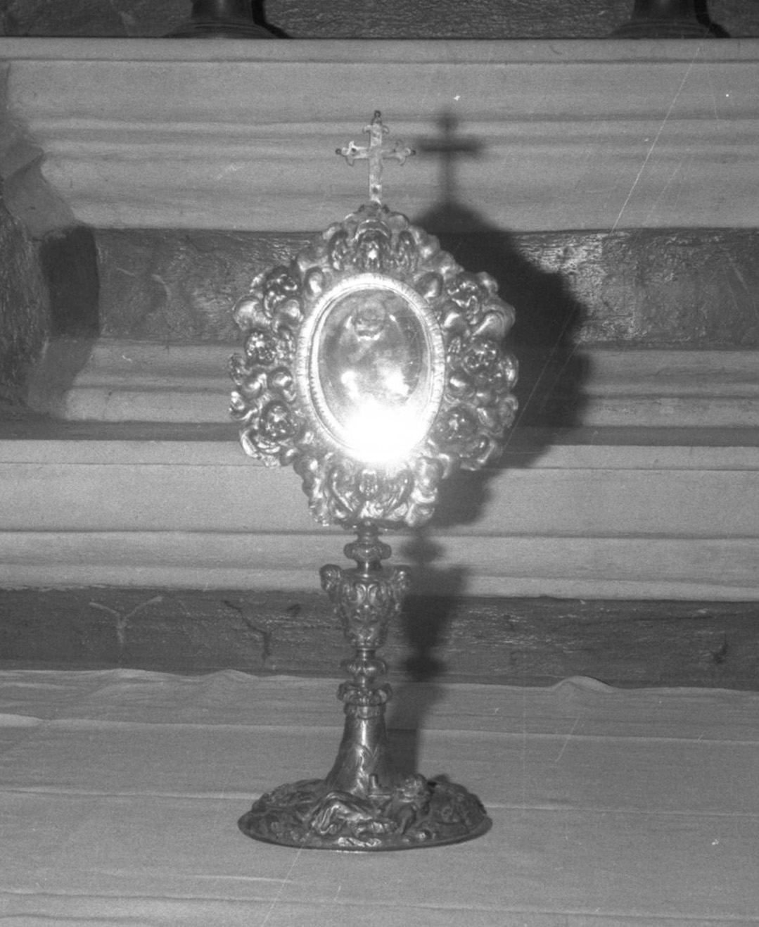 reliquiario - a ostensorio - bottega toscana (sec. XVII)