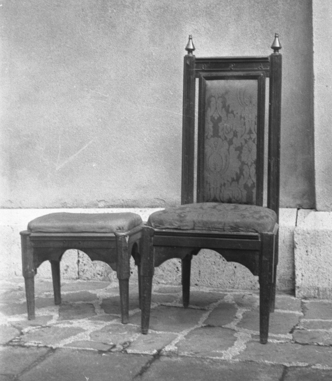 poltrona - bottega toscana (sec. XIX)