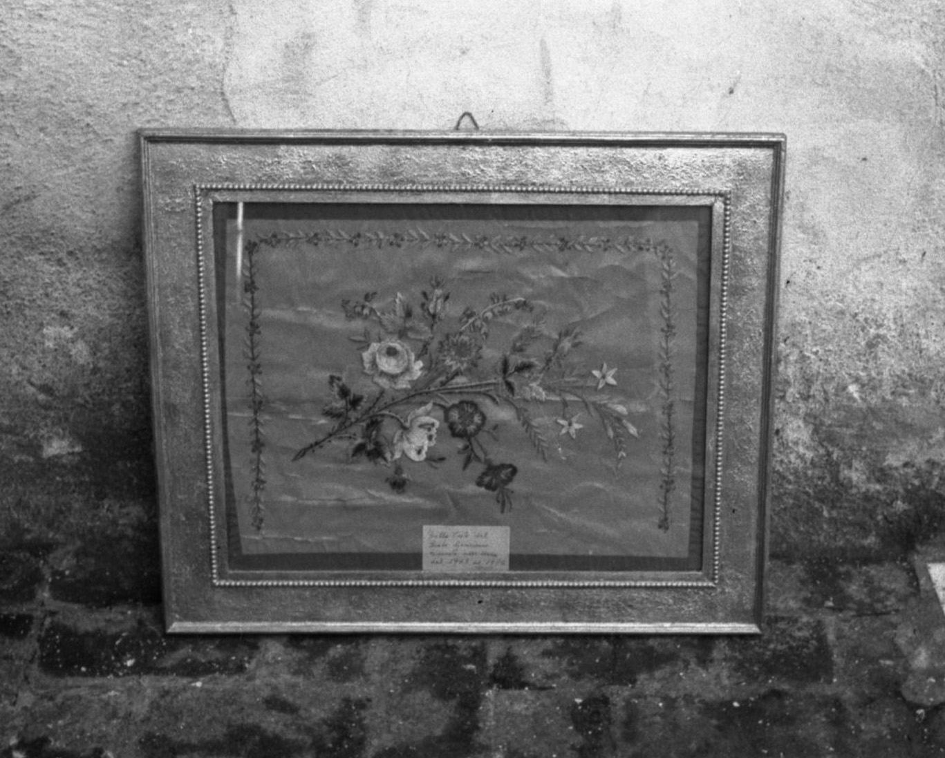 decorazione a ricamo - manifattura toscana (sec. XX)