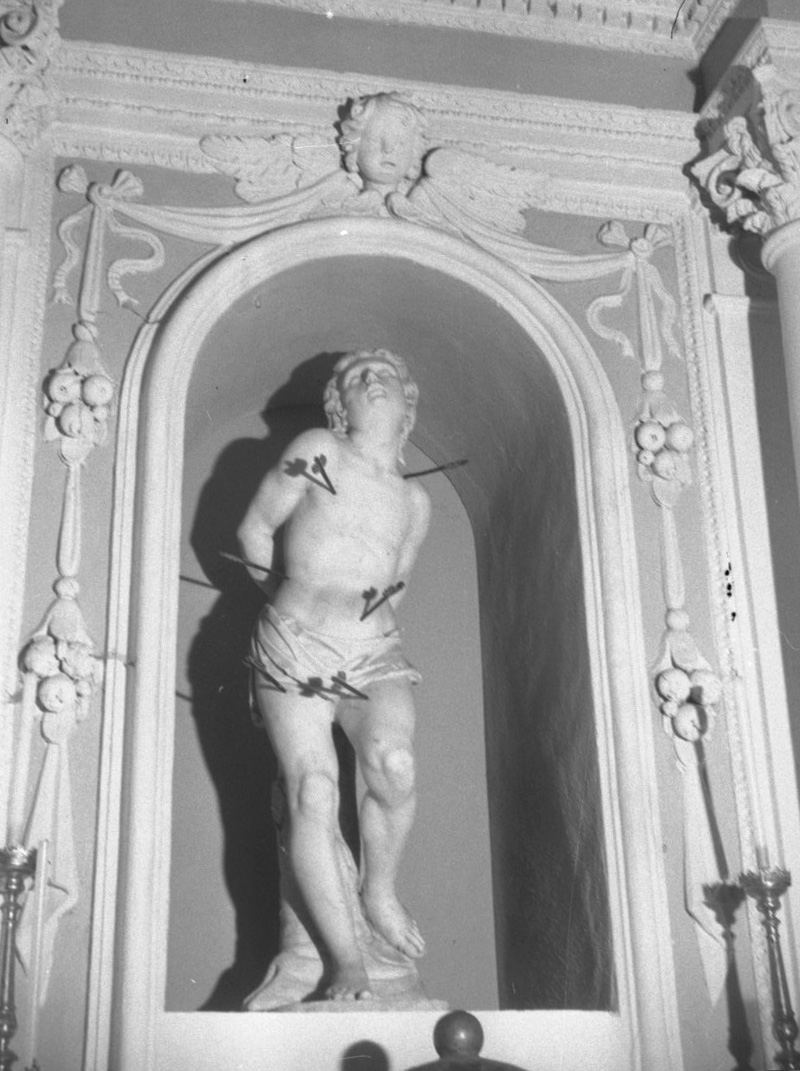 San Sebastiano (statua) di Cennini Bartolomeo (sec. XVII)