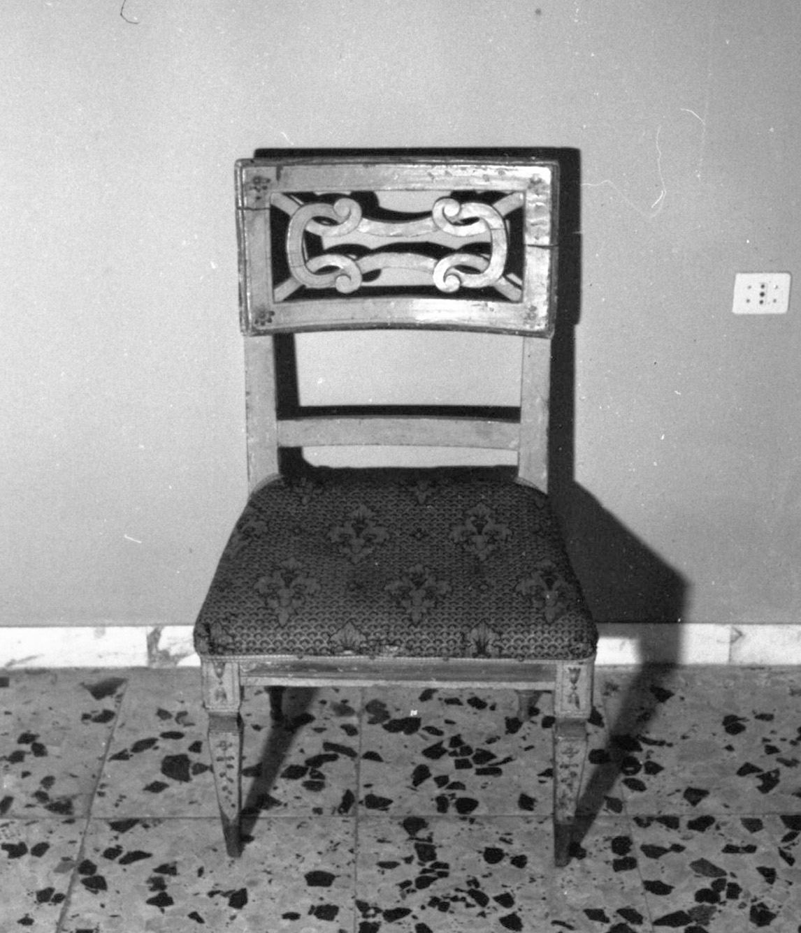 sedia, serie - bottega toscana (sec. XIX)