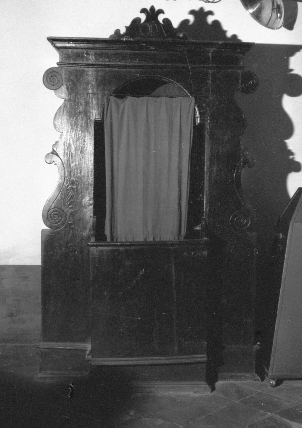 confessionale - bottega toscana (sec. XVII)