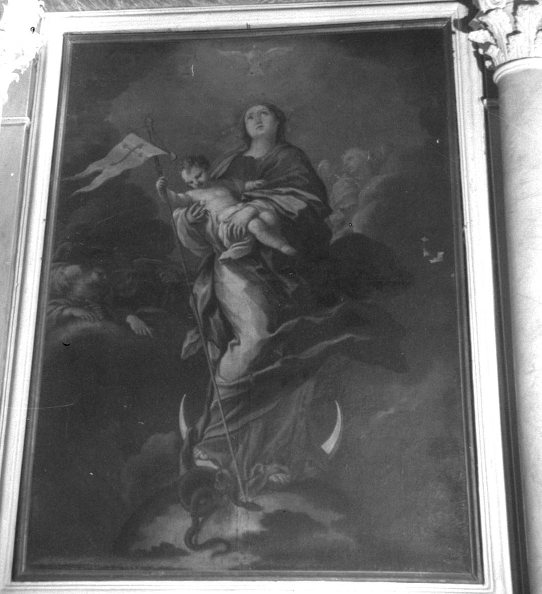 Madonna Immacolata (dipinto) di Nasini Giuseppe Nicola (fine/inizio secc. VII/ XVIII)