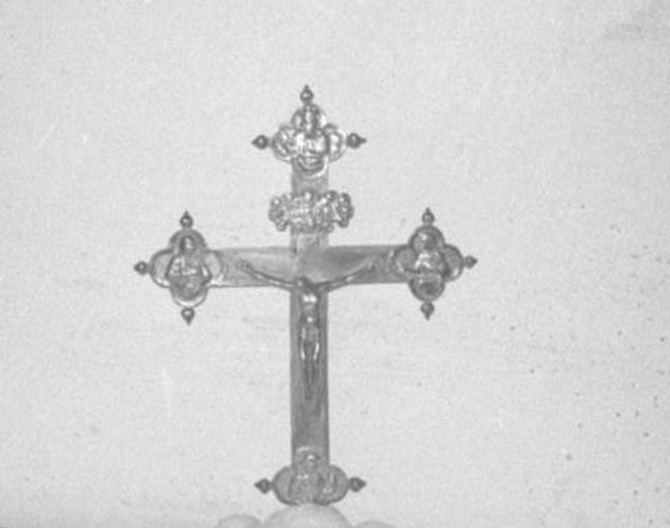 Cristo crocifisso (croce processionale) - bottega toscana (sec. XVII)