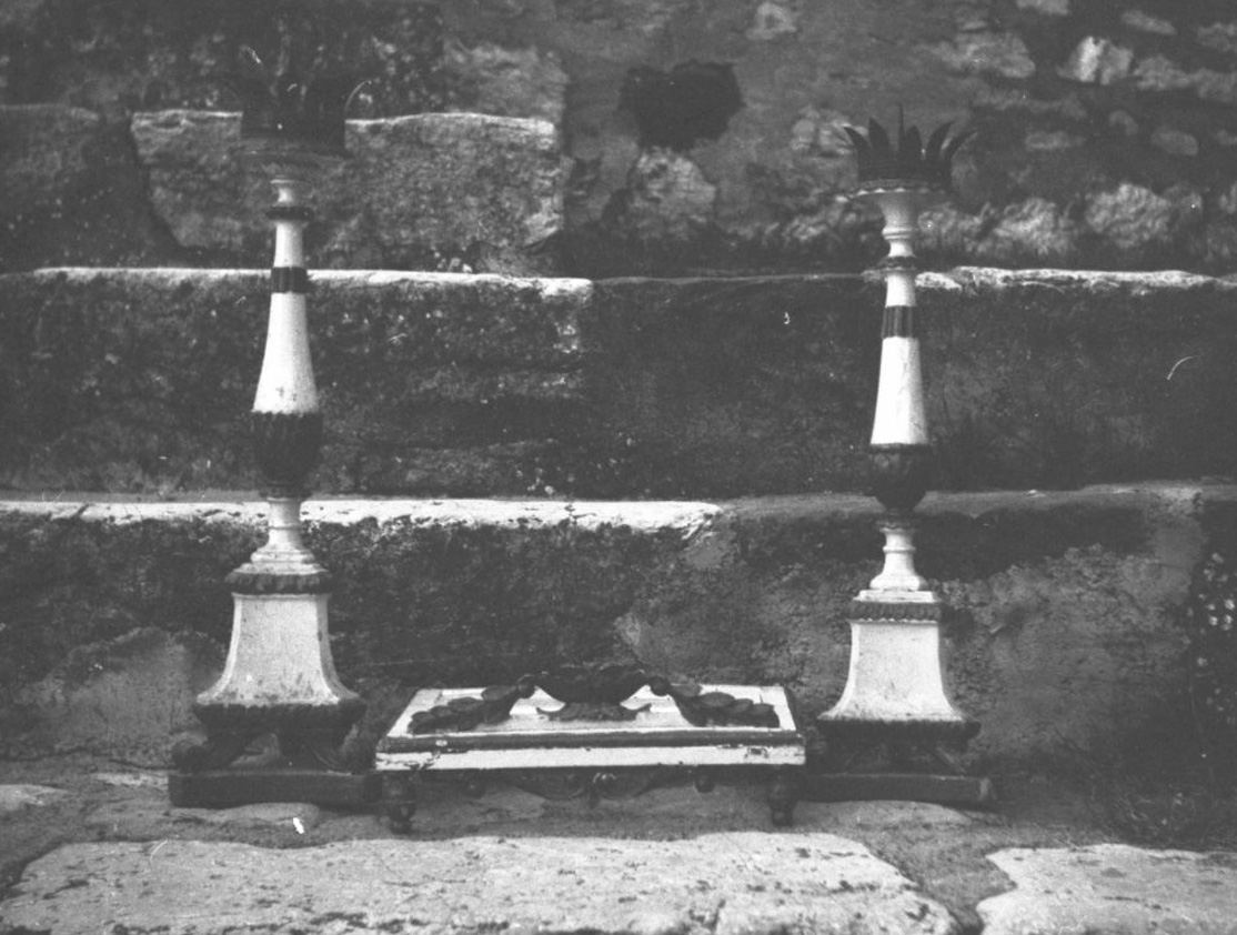 candeliere, serie - bottega toscana (sec. XIX)